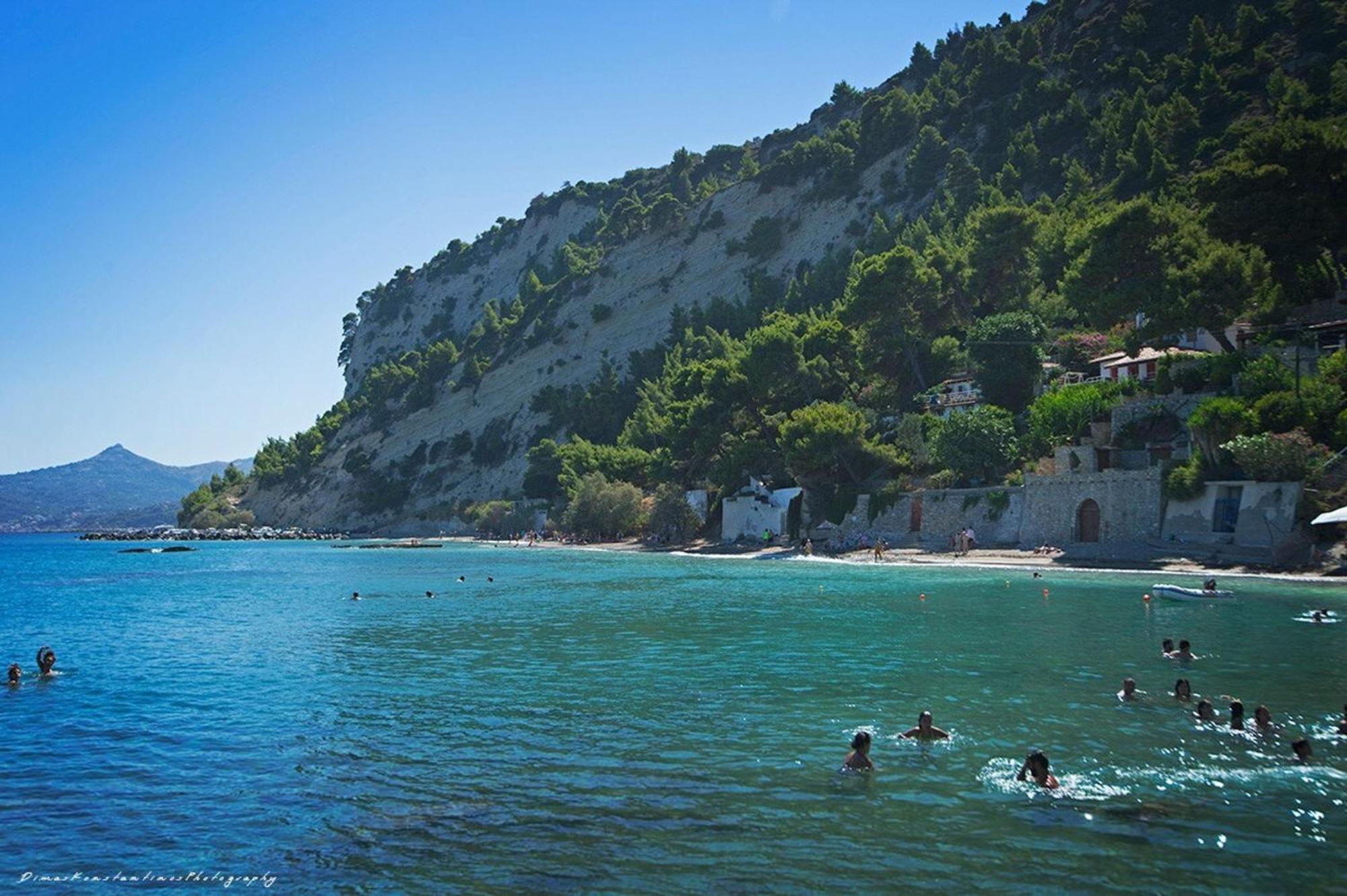 Blue Dream Seaside Villa With Superb Sea Views Кими Экстерьер фото