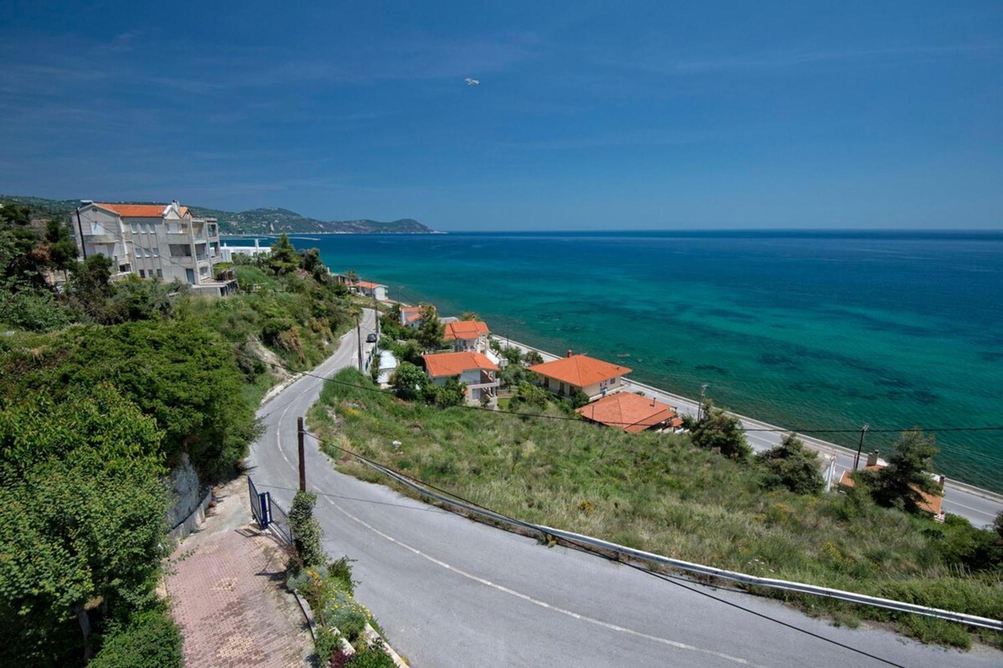 Blue Dream Seaside Villa With Superb Sea Views Кими Экстерьер фото