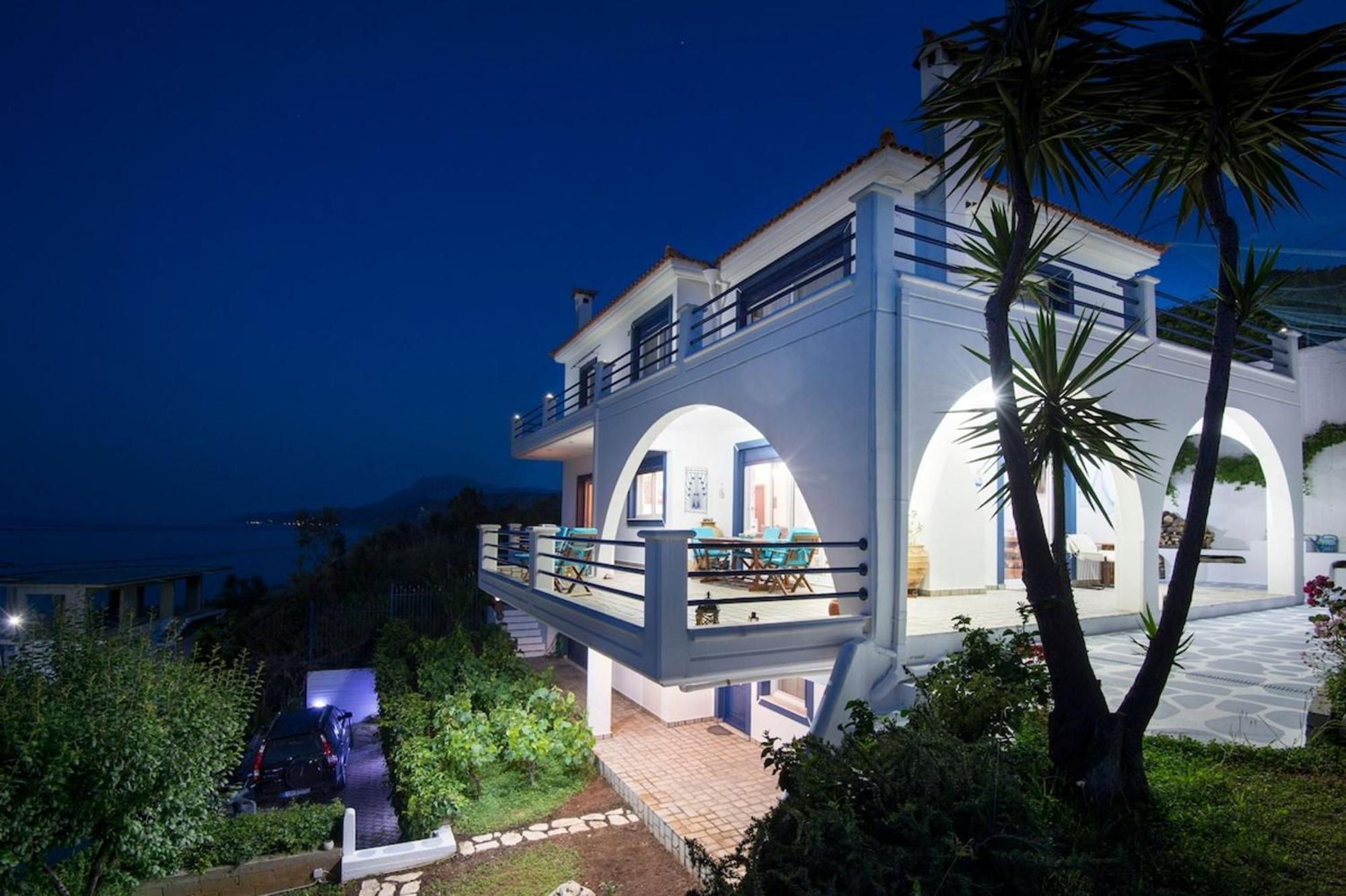 Blue Dream Seaside Villa With Superb Sea Views Кими Экстерьер фото