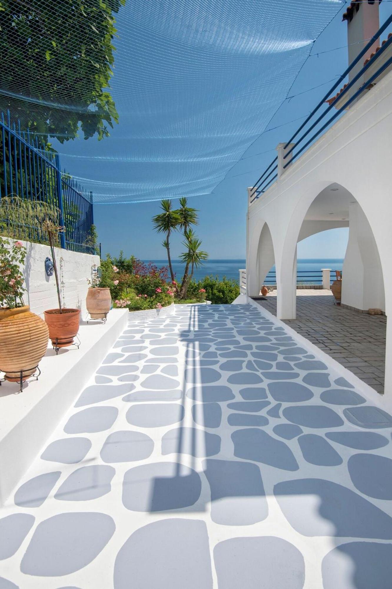 Blue Dream Seaside Villa With Superb Sea Views Кими Экстерьер фото