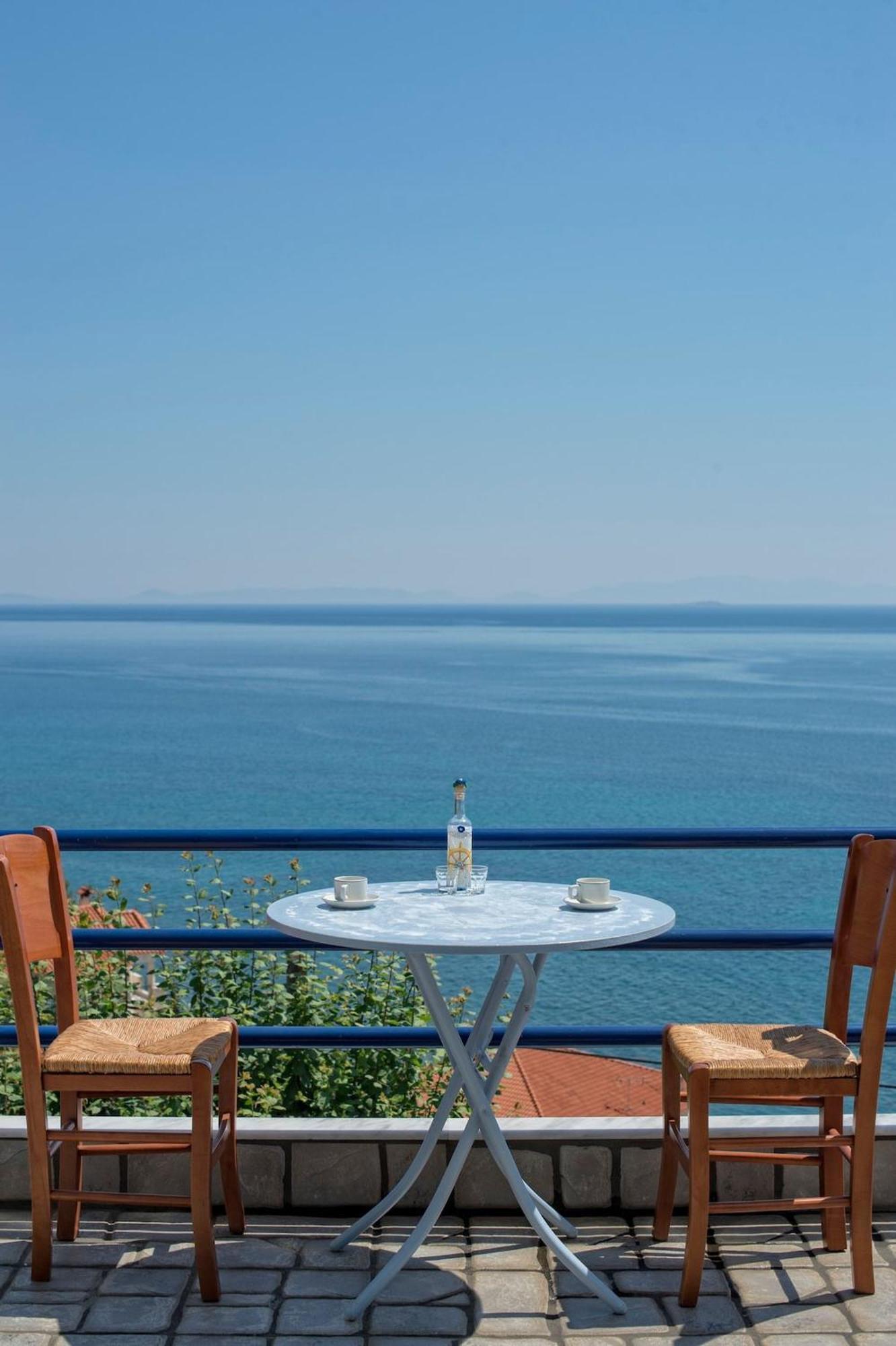 Blue Dream Seaside Villa With Superb Sea Views Кими Экстерьер фото